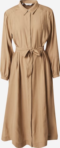 Robe-chemise 'Hannah' Soft Rebels en marron : devant