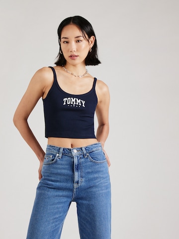 Tommy Jeans - Top en azul: frente