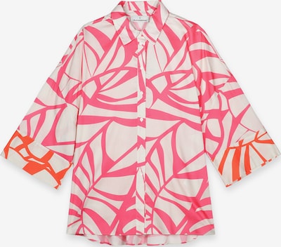 Lola Casademunt Bluse in hummer / himbeer / wollweiß, Produktansicht