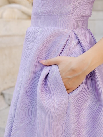 GRAZIA STORE Společenské šaty 'Szonja' – fialová