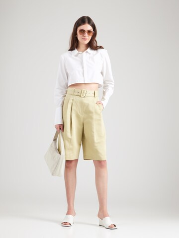 & Other Stories Loosefit Veckad byxa i beige