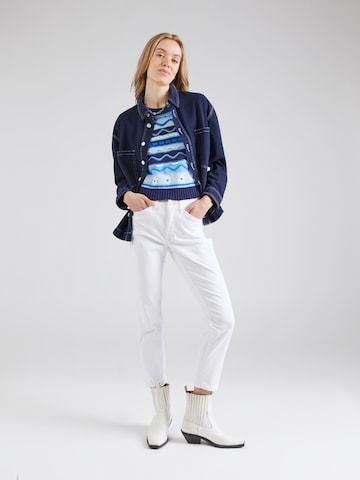 Coupe slim Jean 'DREAM SUMMER' MAC en blanc