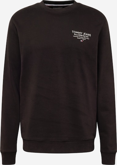 Tommy Jeans Sweatshirt 'ESSENTIAL' in dunkelblau / rot / schwarz / weiß, Produktansicht