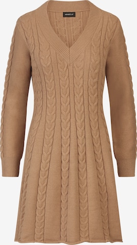 APART Strickkleid in Beige: Vorderseite