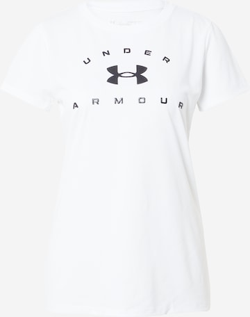 UNDER ARMOUR Sportshirt in Weiß: front