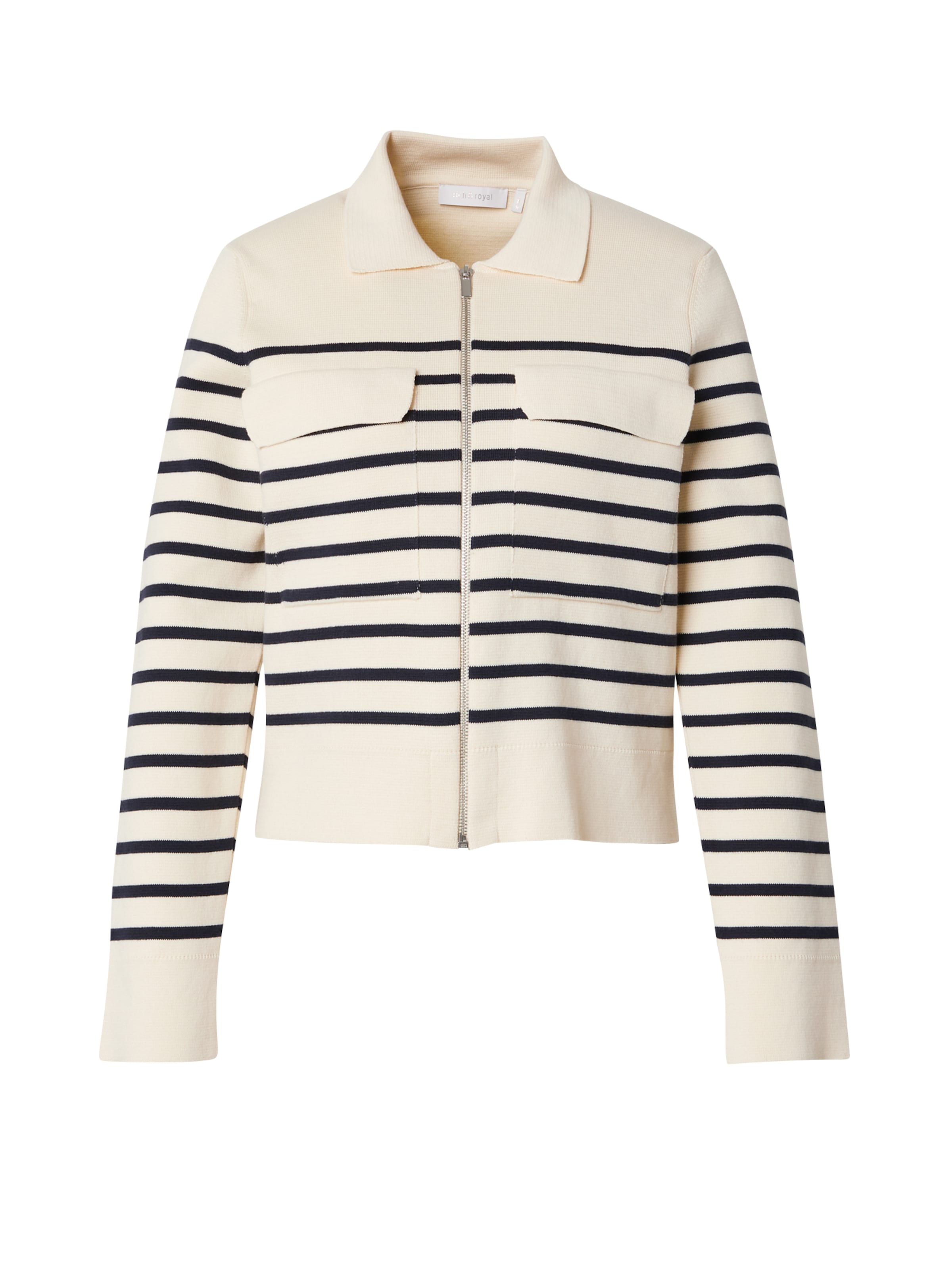 Rich & Royal Kampsun, värv valge: eest vaates