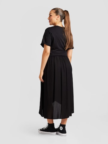 PIECES Curve Skirt 'TALA' in Black