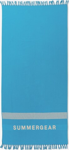 Serviette de plage 'Shore 100 X 200 cm' SummerGear en bleu : devant