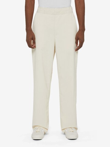 Regular Pantalon DICKIES en blanc : devant