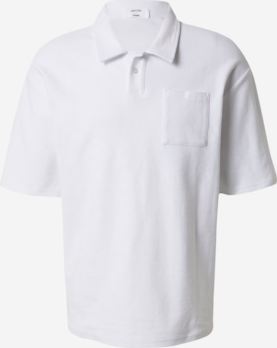 DAN FOX APPAREL T-Shirt 'Justin' en blanc, Vue avec produit