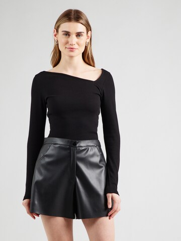 T-shirt 'Romina' ABOUT YOU en noir : devant