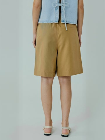 NORR Regular Broek ' Mille ' in Beige