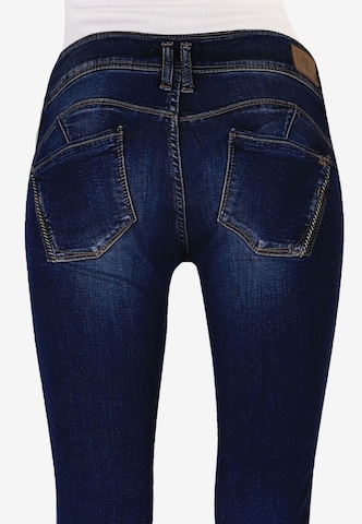 Le Temps Des Cerises Skinny Jeanshose 'PULPC' in Blau