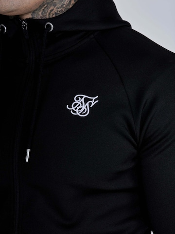 Giacca di felpa 'Essentials' di SikSilk in nero