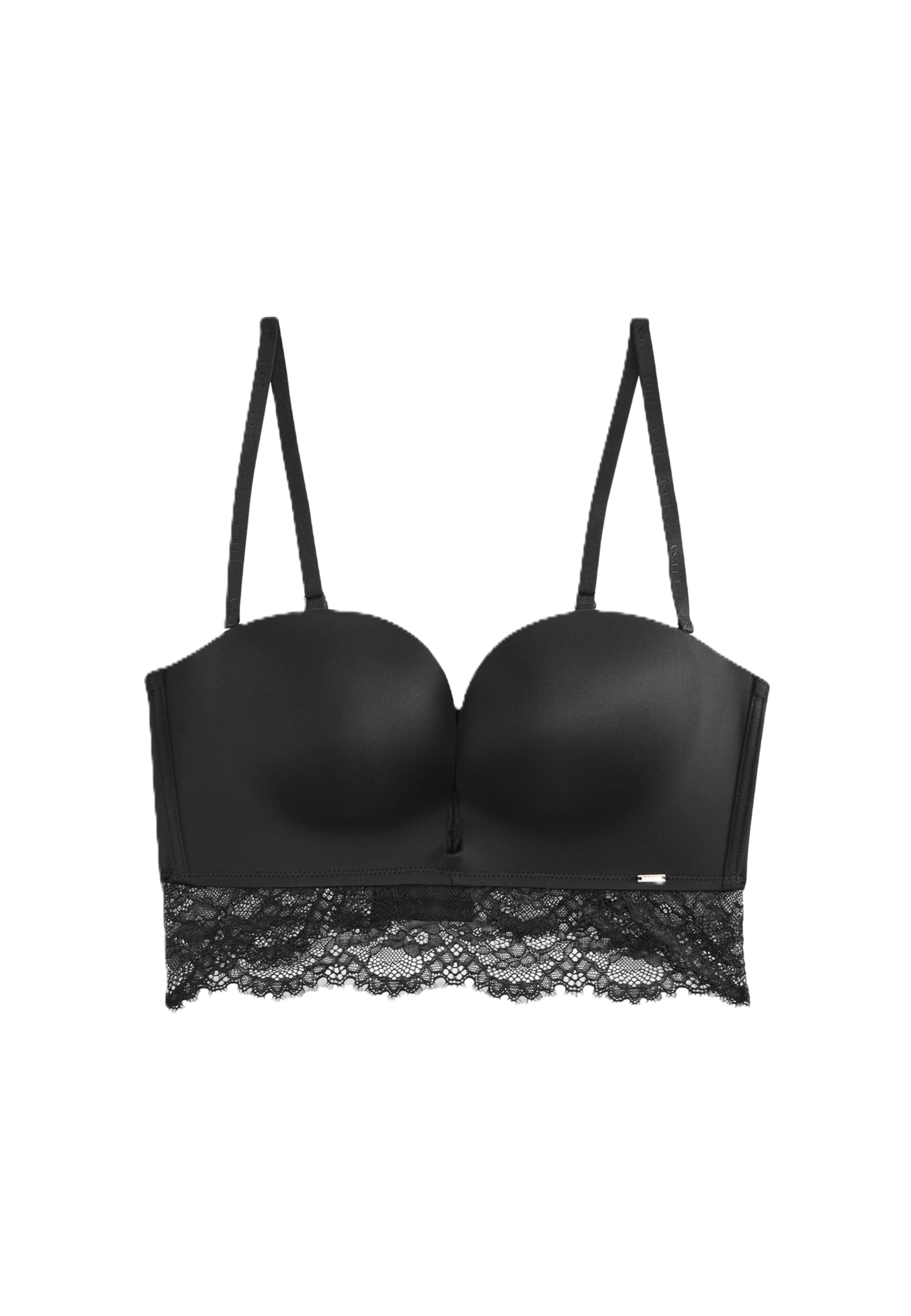 Lipsy Push-up Bra in Black: front