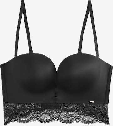Lipsy Push-up Bra in Black: front