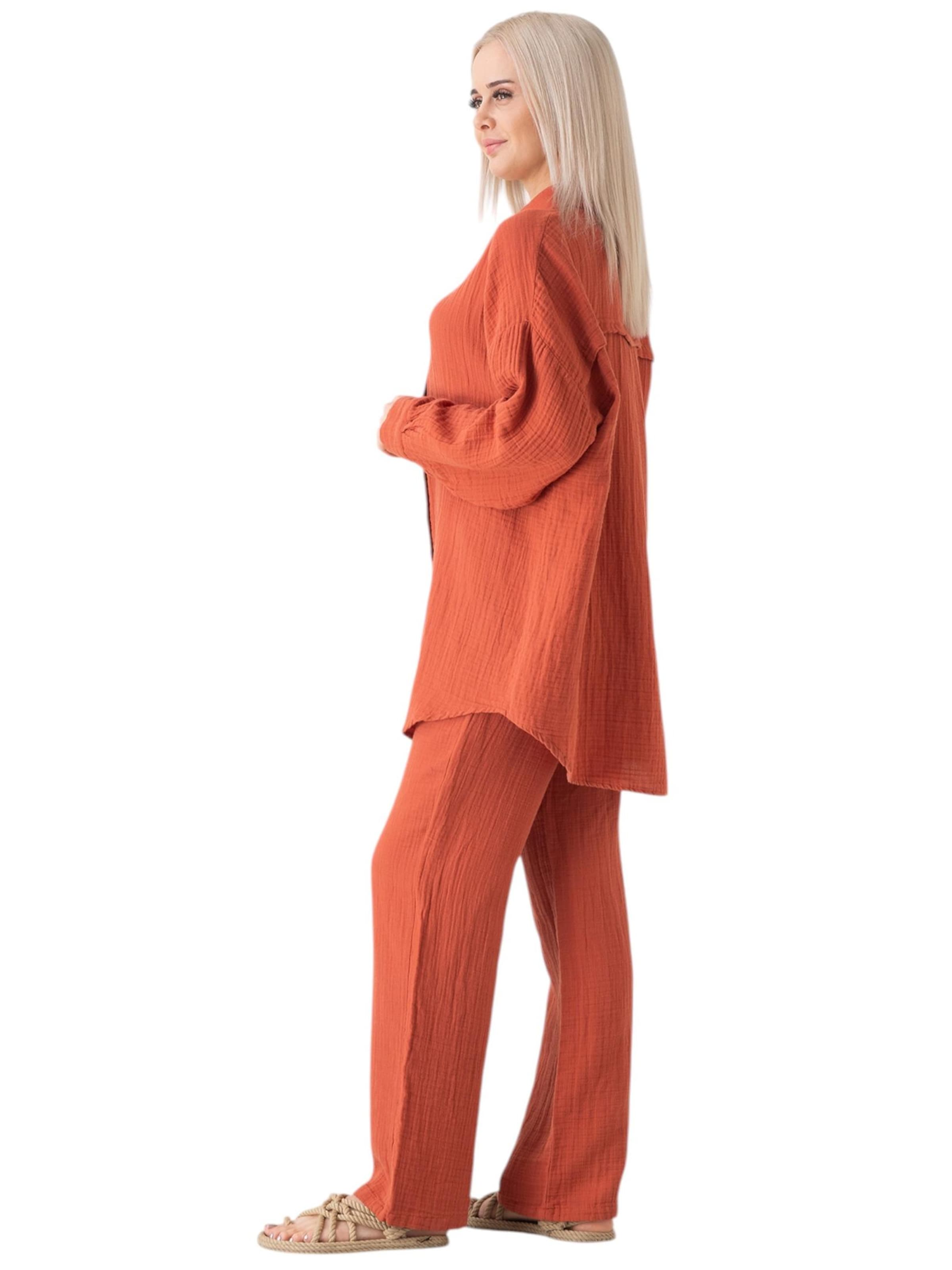 WENOR Oversized bluse 'LAYNA' i rød
