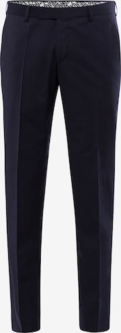 Baldessarini Slim fit Pleated Pants 'Massa' in Blue: front