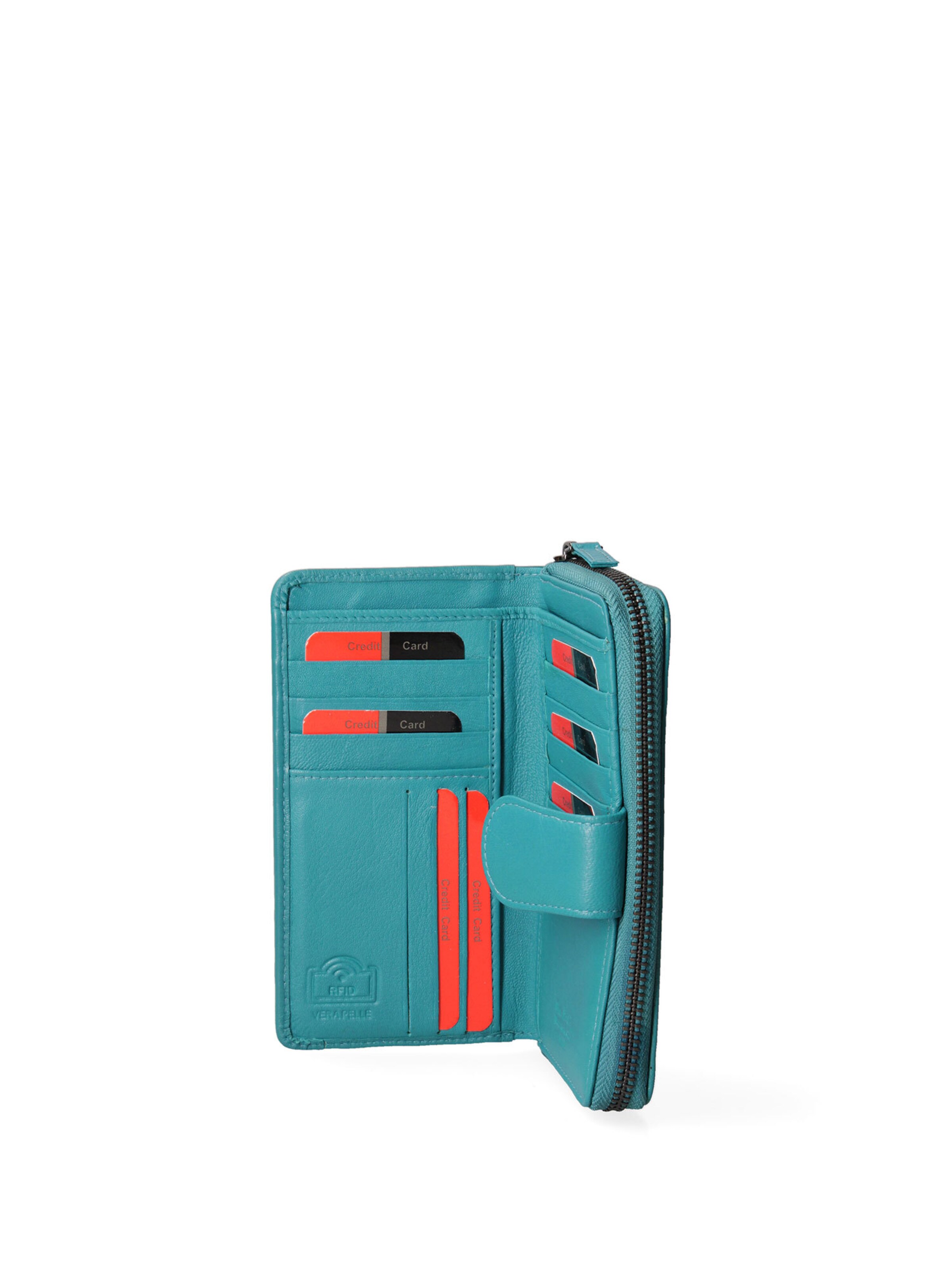 PIERRE CARDIN Portemonnee in Blauw