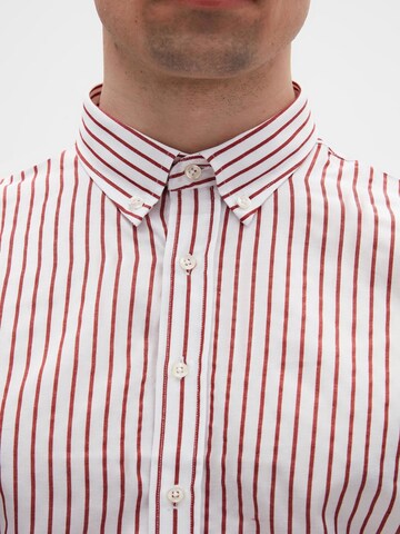 D’S Damat Regular Fit Hemd in Rot