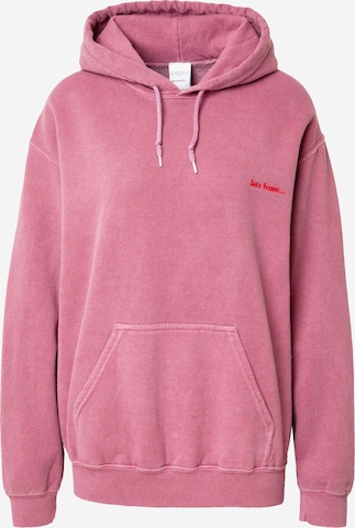 iets frans Sweatshirt in Roze: voorkant