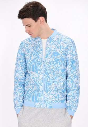 Mo ATHLSR Tussenjas in Blauw: voorkant