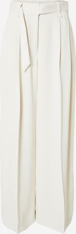 Ted Baker Wide leg Pleat-Front Pants 'Eliziie' in Beige: front