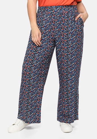 SHEEGO Loose fit Trousers in Blue: front