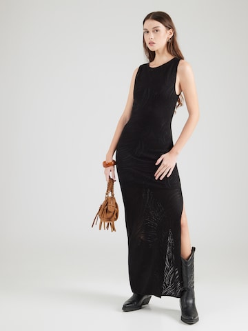 GUESS Knitted dress 'JENAY' in Black: front