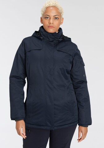 Maier Sports Athletic Jacket in Blue: front