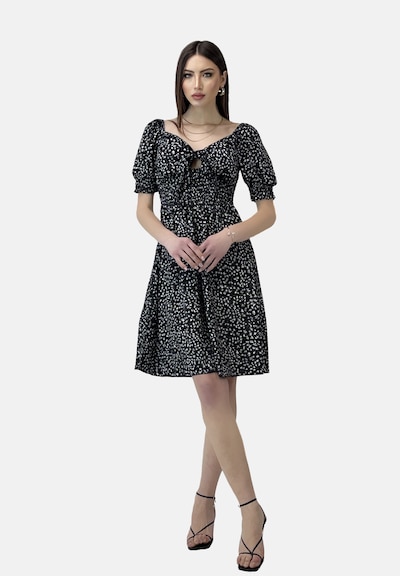 Elara Sommerkleid in schwarz / weiß, Produktansicht