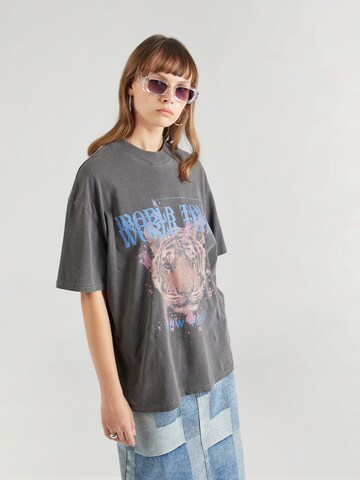 Warehouse Shirt 'World Tour' in Grey: front