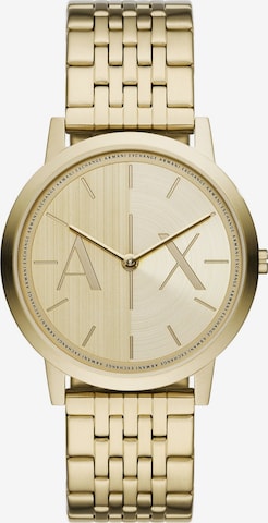 ARMANI EXCHANGE Uhr in Gold: predná strana