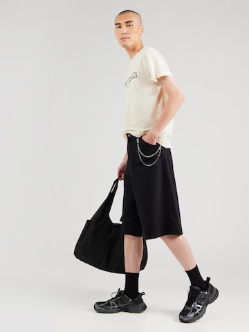 T-Shirt 'Di Comun' Carlo Colucci en beige