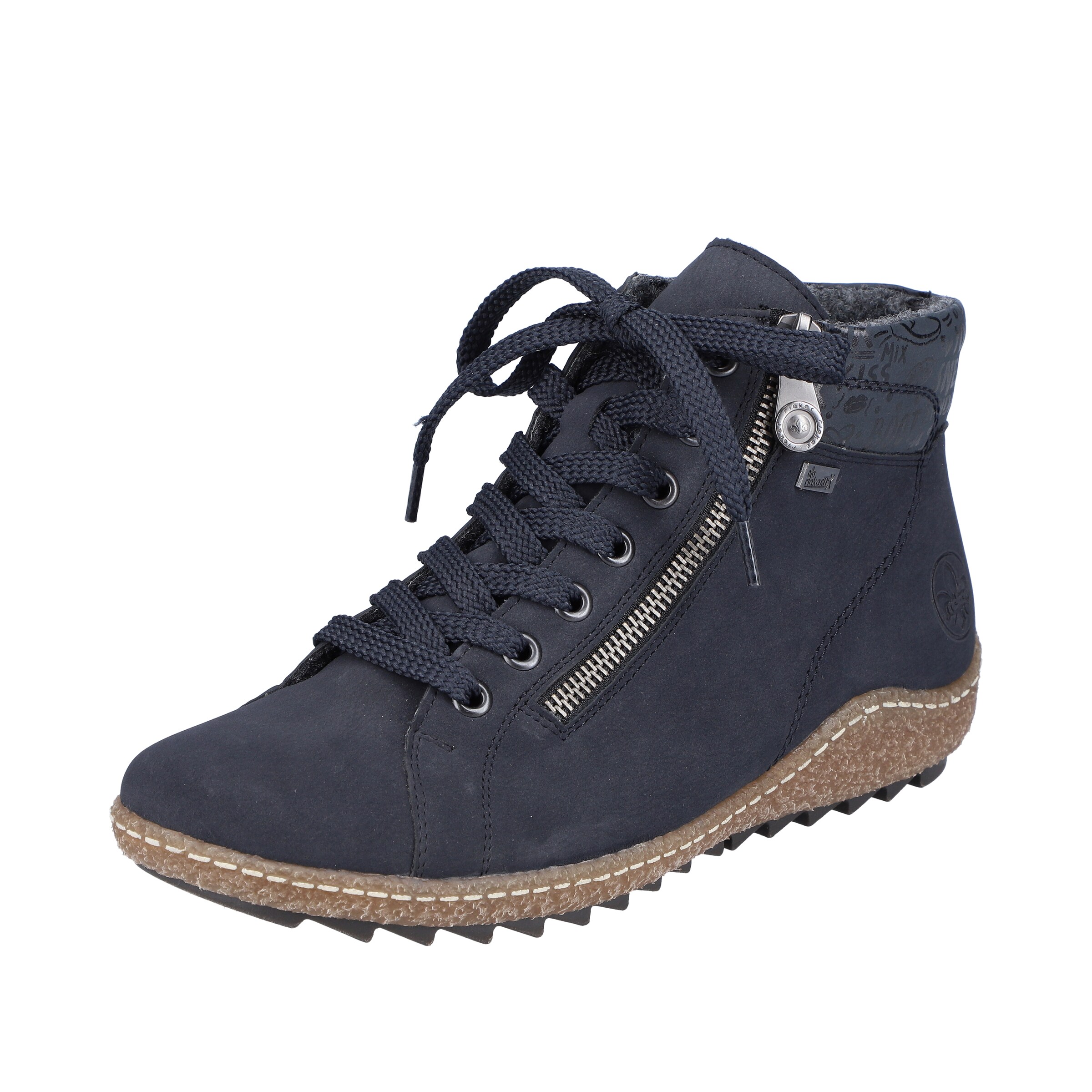 Bottines à lacets 'L7502' Rieker en bleu