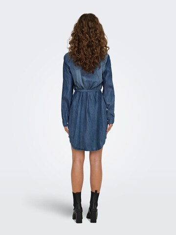 Robe-chemise 'ONLALEXA' ONLY en bleu