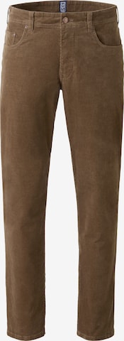 Loosefit Pantalon chino 'M5 Six 2-6599' MEYER en marron : devant