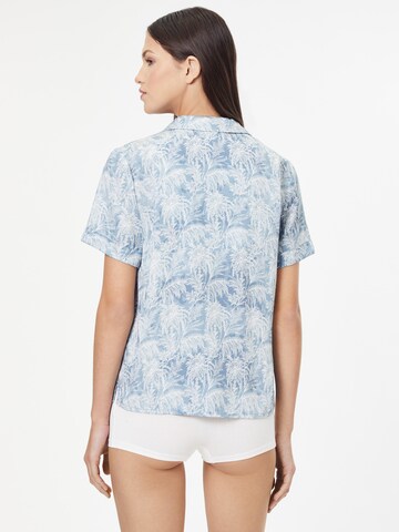 ETAM Pajama Shirt in Blue