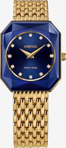 JOWISSA Analoog horloge 'FACET RADIANT' in Blauw: voorkant