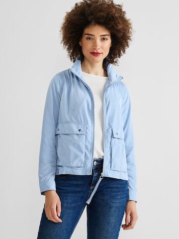 Veste mi-saison STREET ONE en bleu : devant