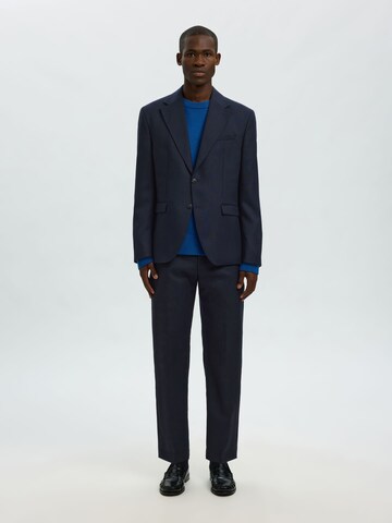 SELECTED Regular Pleated Pants in Blue