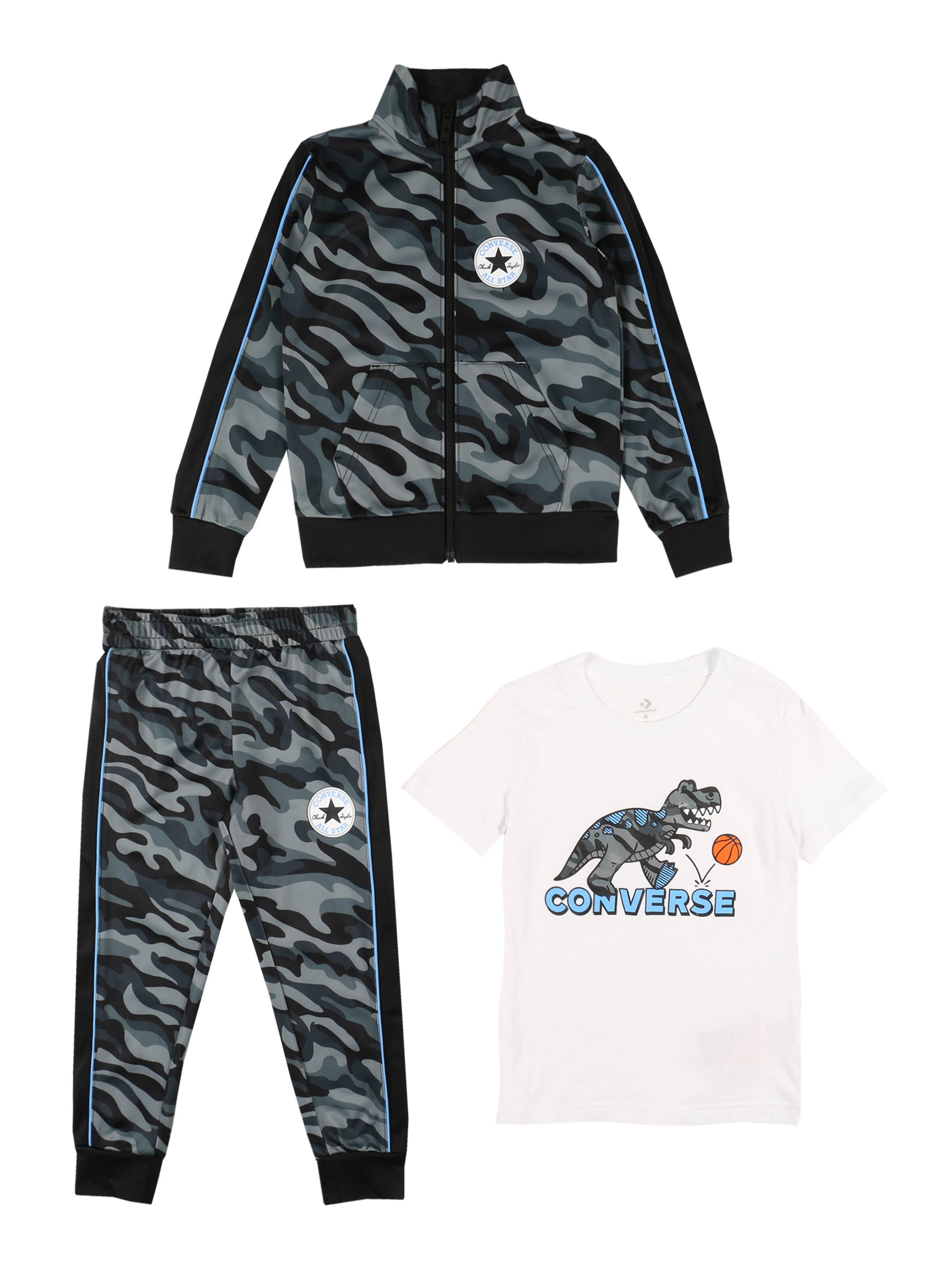 Kinder Kids (Gr. 92-140) CONVERSE Set in Schwarz - WL99061 Kinder Kids (Gr. 92-140) CONVERSE Set in Schwarz - WL99061