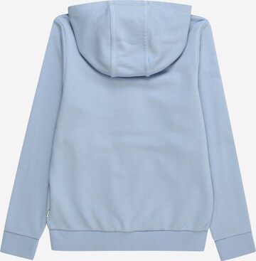 BOSS Kidswear - Sudadera con cremallera en azul