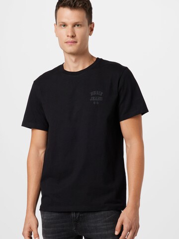 T-Shirt 'Roy' Nudie Jeans Co en noir : devant
