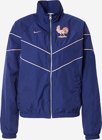 Giacca sportiva 'FFF' di NIKE in blu: frontale