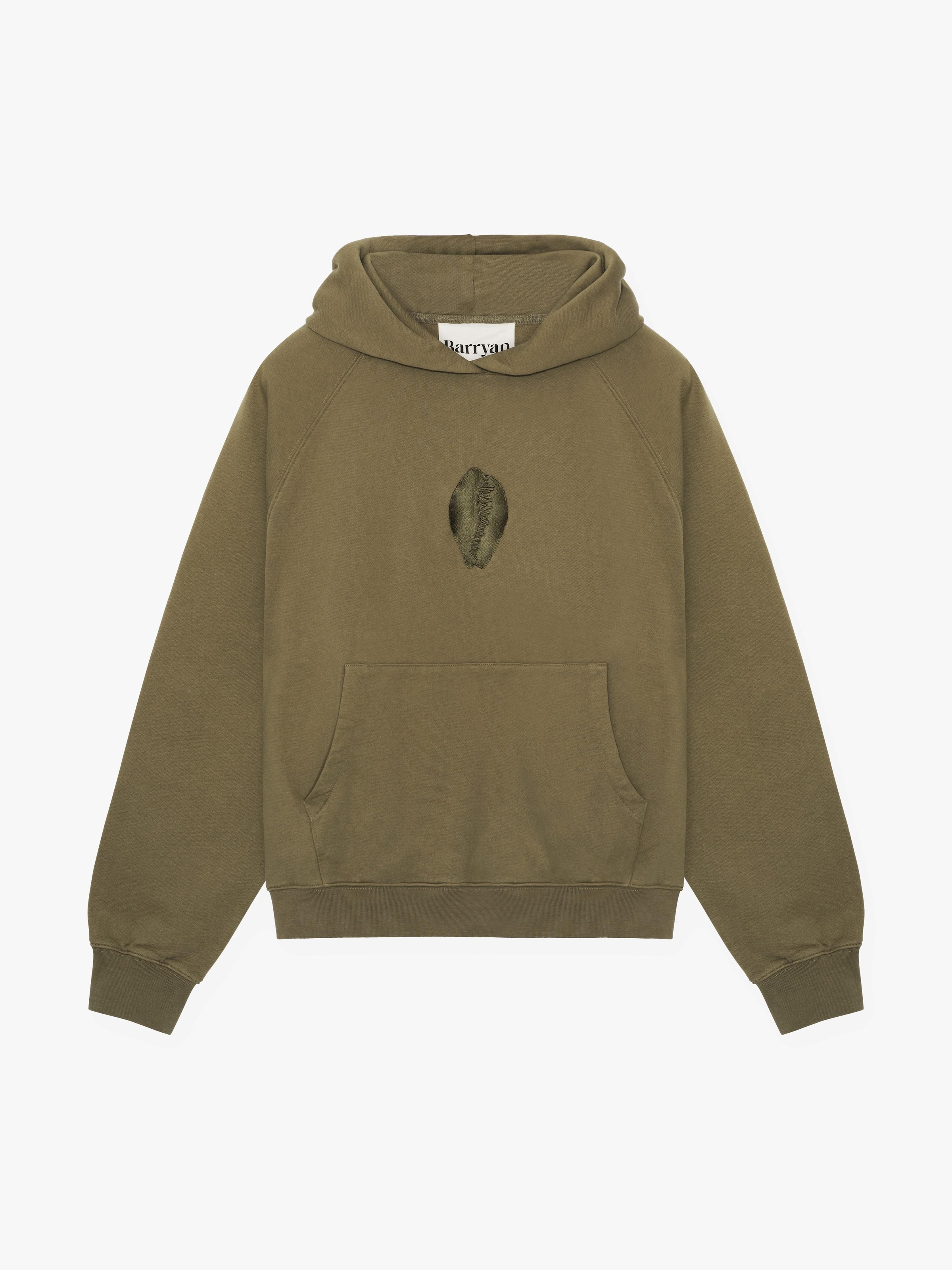BARRYAN Sweatshirt in Groen: voorkant
