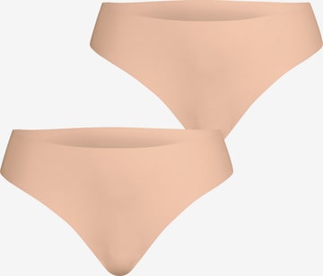 Slip ' Invisible Seamless ' Nur Die en beige : devant