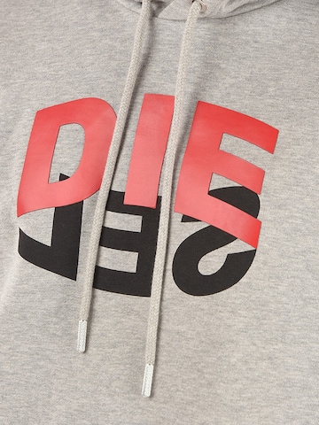 DIESEL Sweatshirt 'S-GIRK-HOOD-N1'‌‌‌‌‌ in Grau