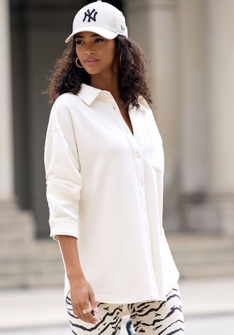 BUFFALO Bluse in Beige