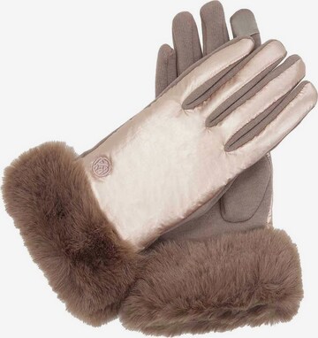 Gants Kazar en or : devant